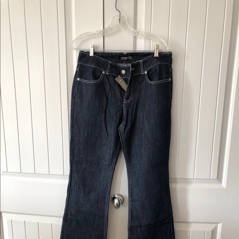 London Dark blue bootcut jean size 6 no tag washed once received